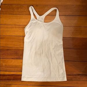 Lululemon Ebb to Street Tank in white. Size 2.